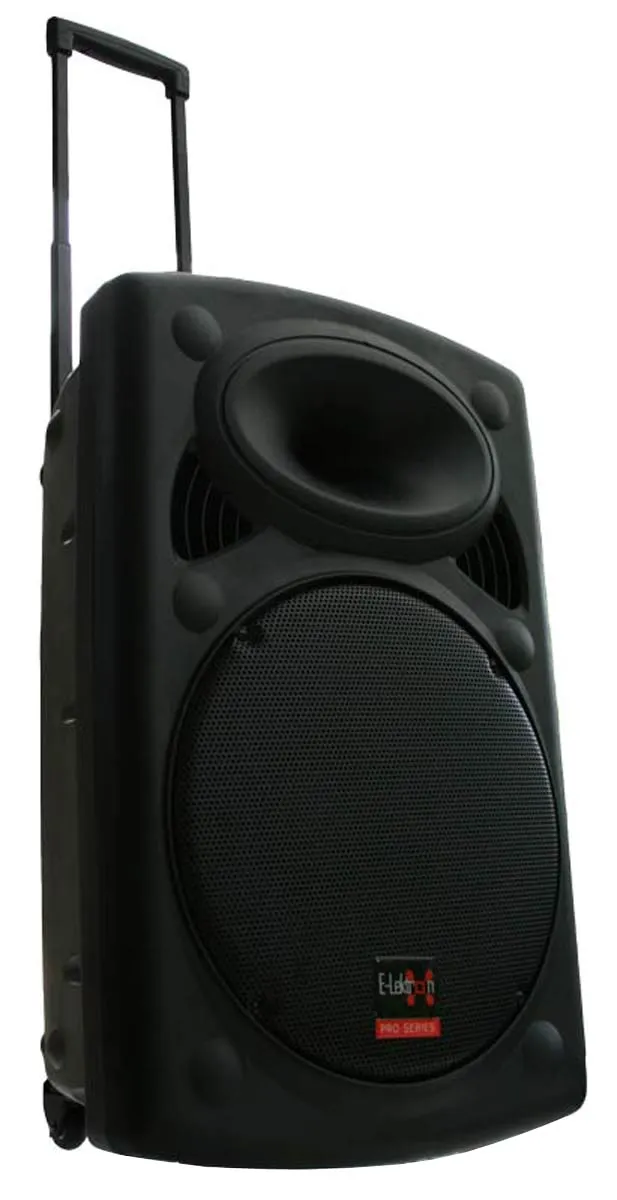 1500W Active and Passive Portable Bluetooth Sound System Speakers with 2 Microphones