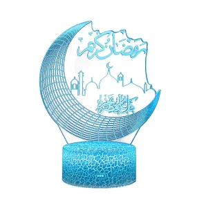 3D Table Lamp Desktop Led Ramadan Decoration Light