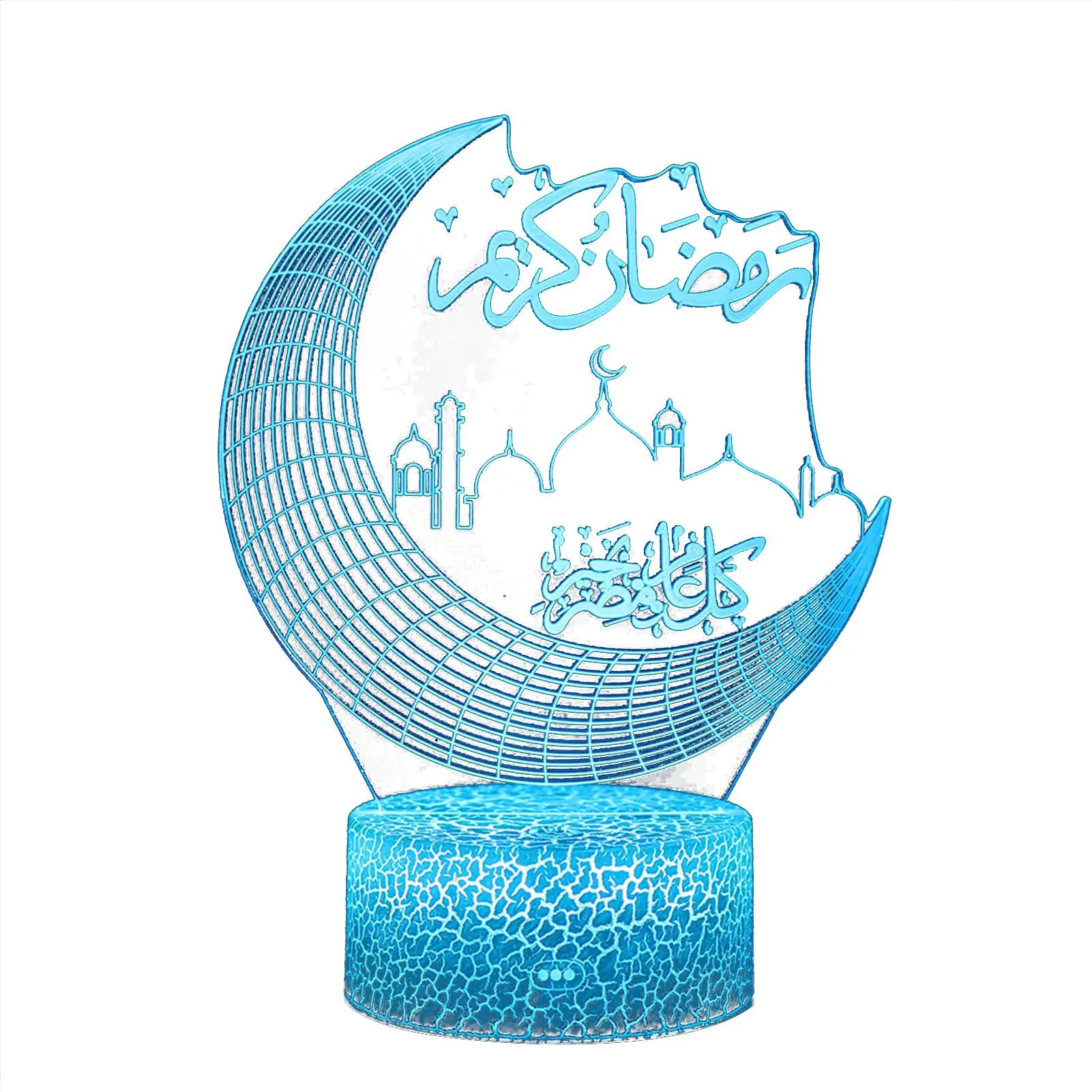 3D Table Lamp Desktop Led Ramadan Decoration Light