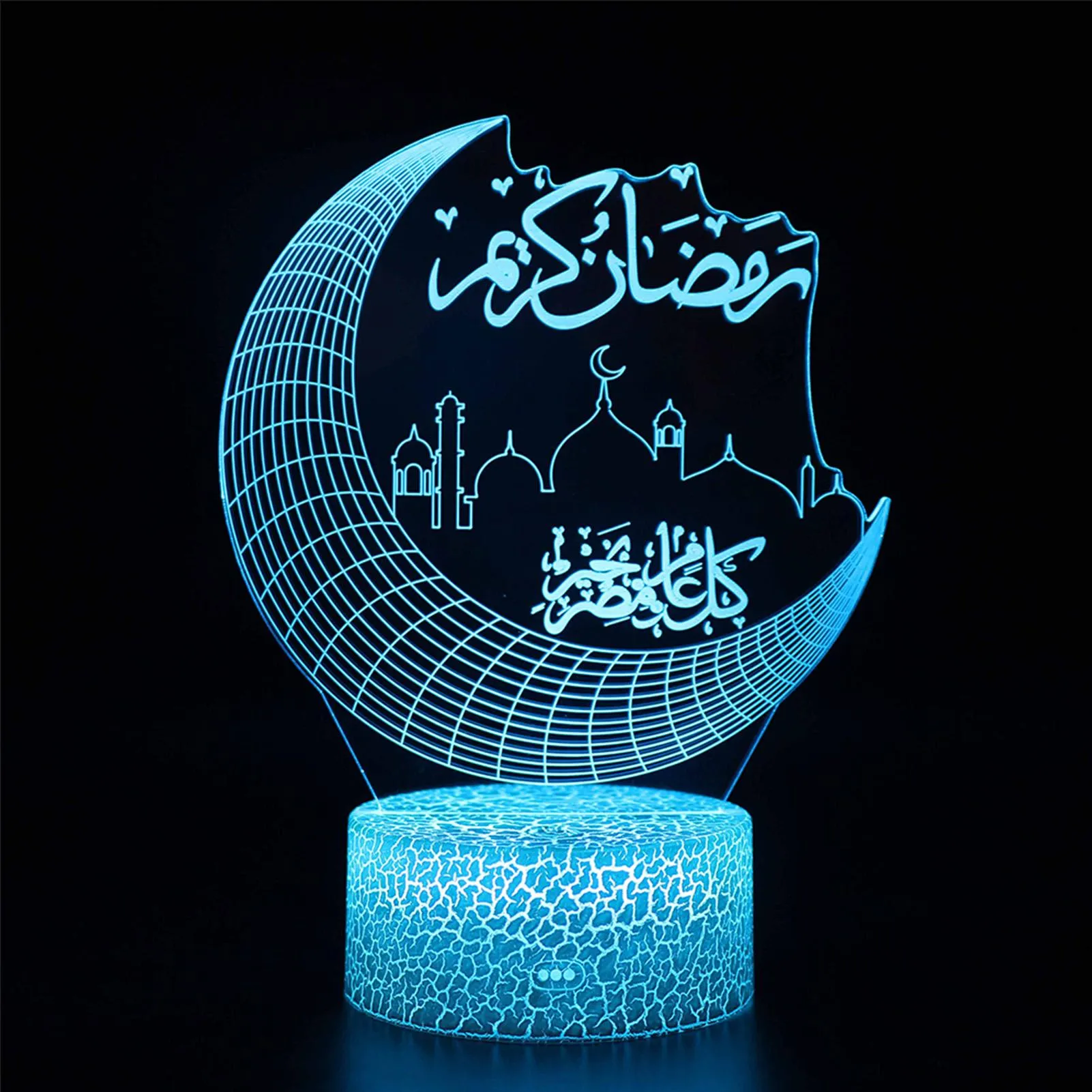 3D Table Lamp Desktop Led Ramadan Decoration Light