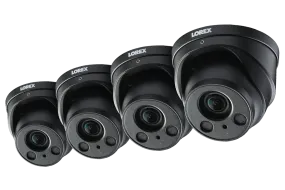 4K Nocturnal Motorized Zoom Lens Security Camera with Audio Recording (4-Pack)