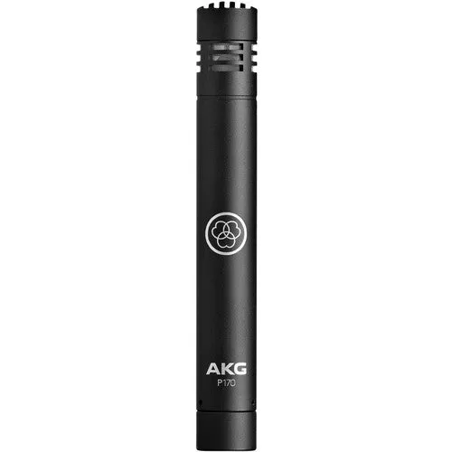 AKG 3101H00410 P170 Small-Diaphragm Condenser Microphone (Black)