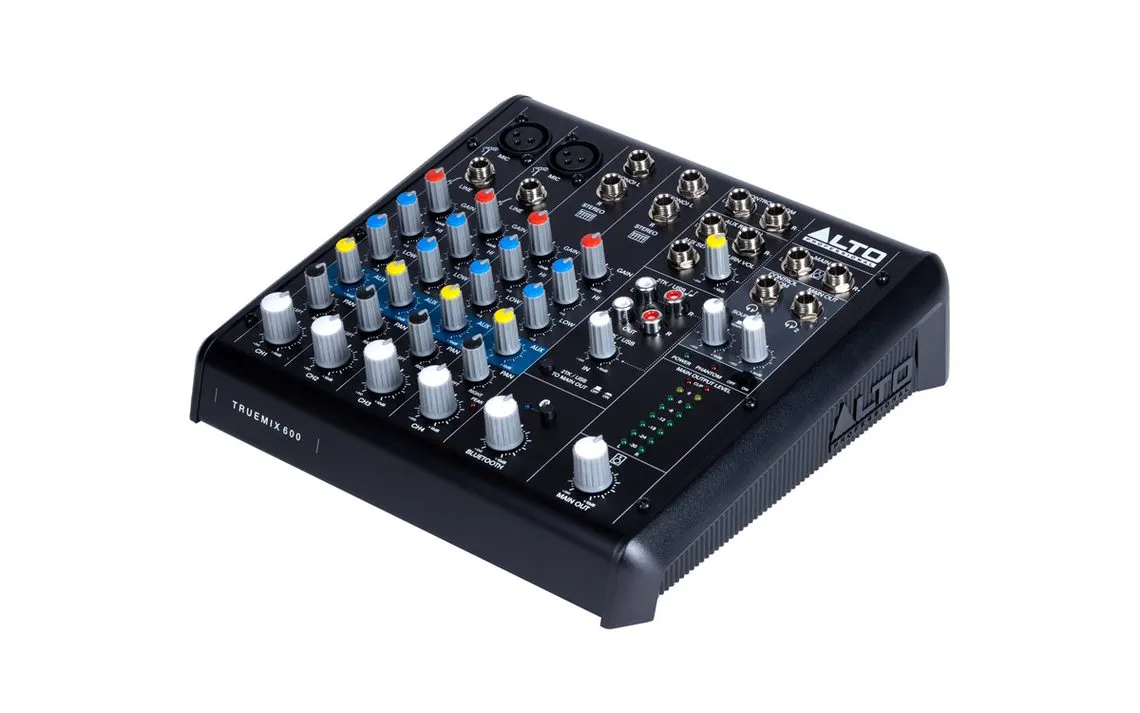 Alto TRUEMIX600XUS 6-Channel Compact Mixer w/USB and Bluetooth