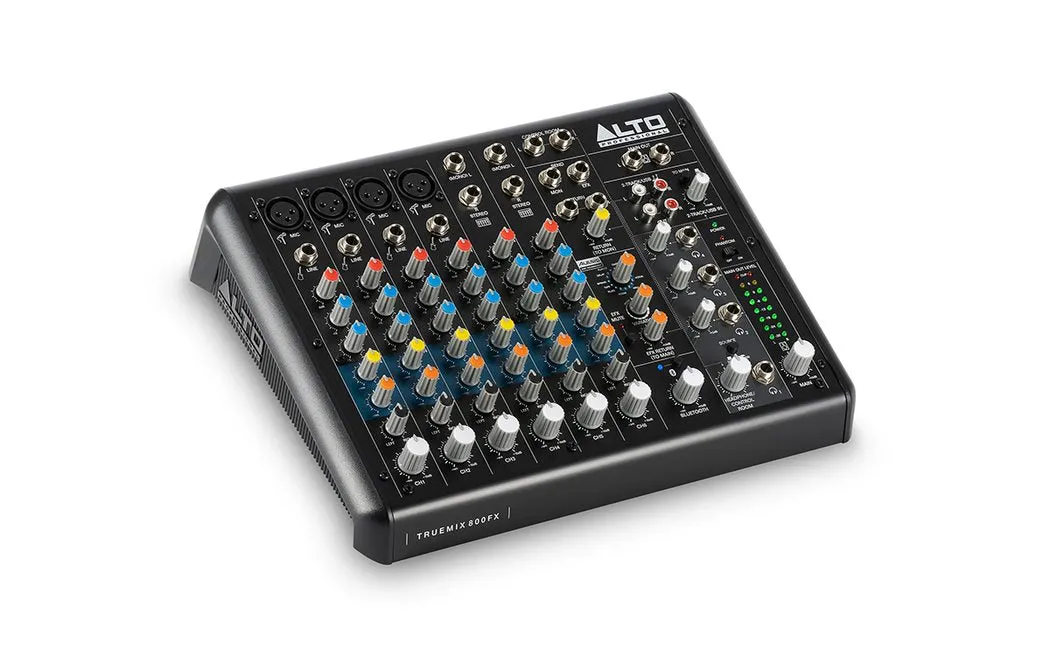 Alto TRUEMIX800FXXUS 8-Channel Compact Mixer w/USB, Bluetooth, and Alesis Multi-FX