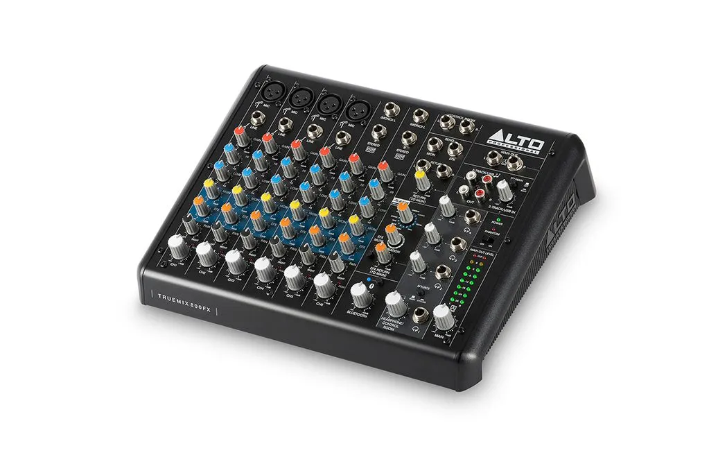 Alto TRUEMIX800FXXUS 8-Channel Compact Mixer w/USB, Bluetooth, and Alesis Multi-FX