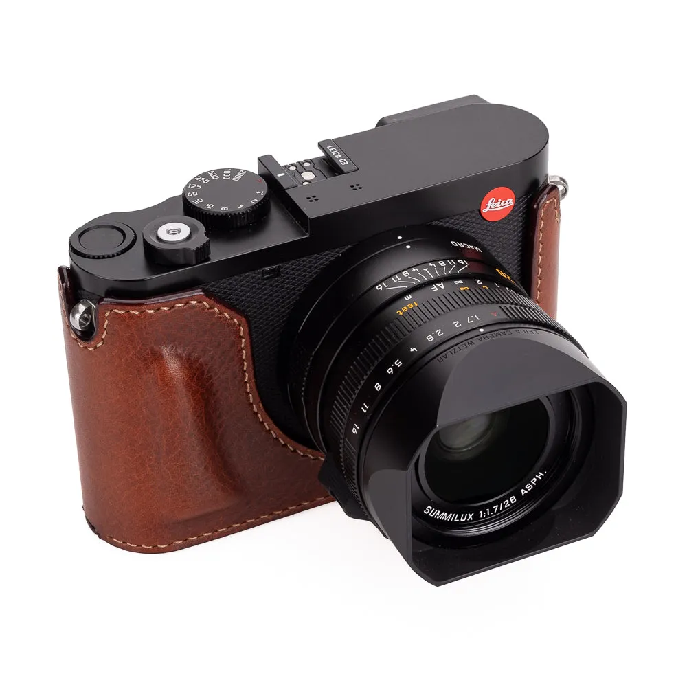 Arte di Mano Leica Q3 Half Case (Type 1-SD, Screw Secured) - Rally Volpe