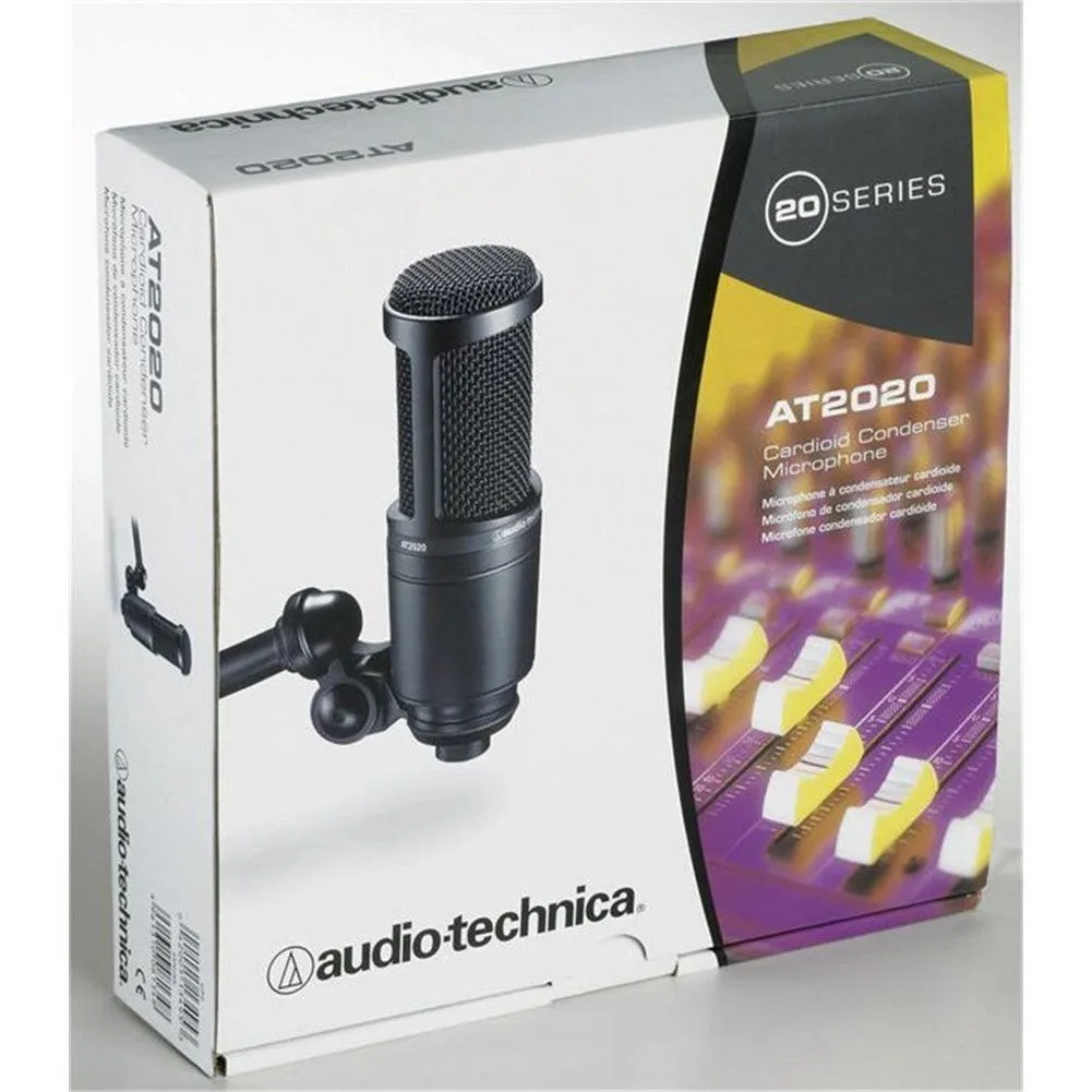 Audio Technica AT2020 Cardioid Condenser Microphone