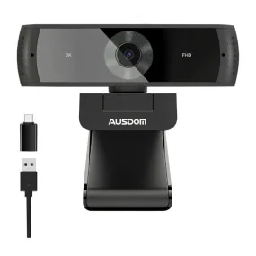 Ausdom Aw651S 2K Pc Web Camera - Black