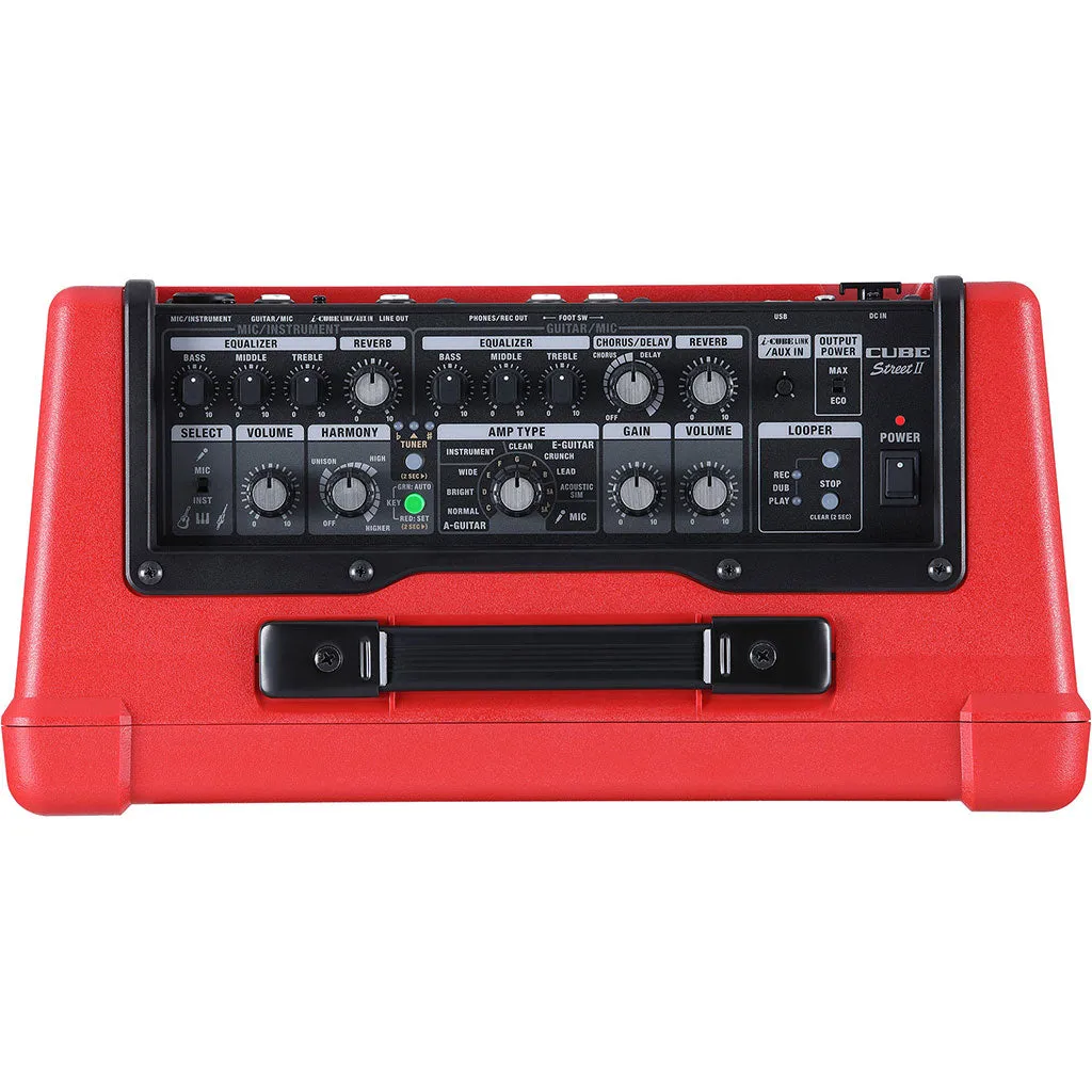 Boss Cube Street 2 Battery Powered Amplifier - Red