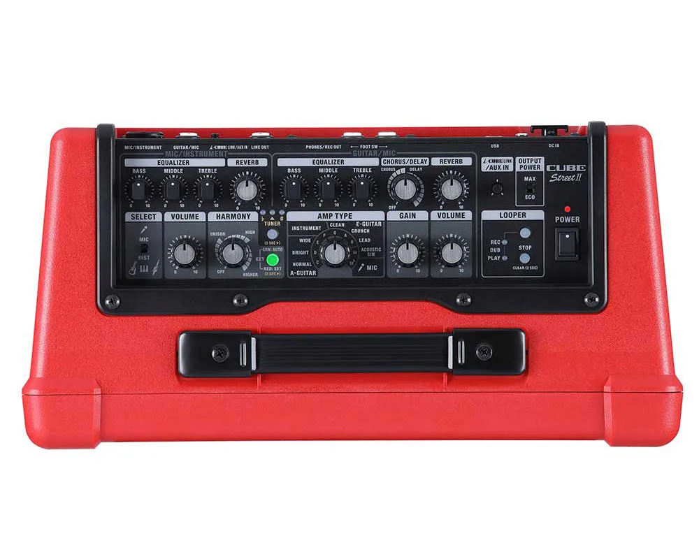 BOSS CUBE Street II Battery Amp - Red