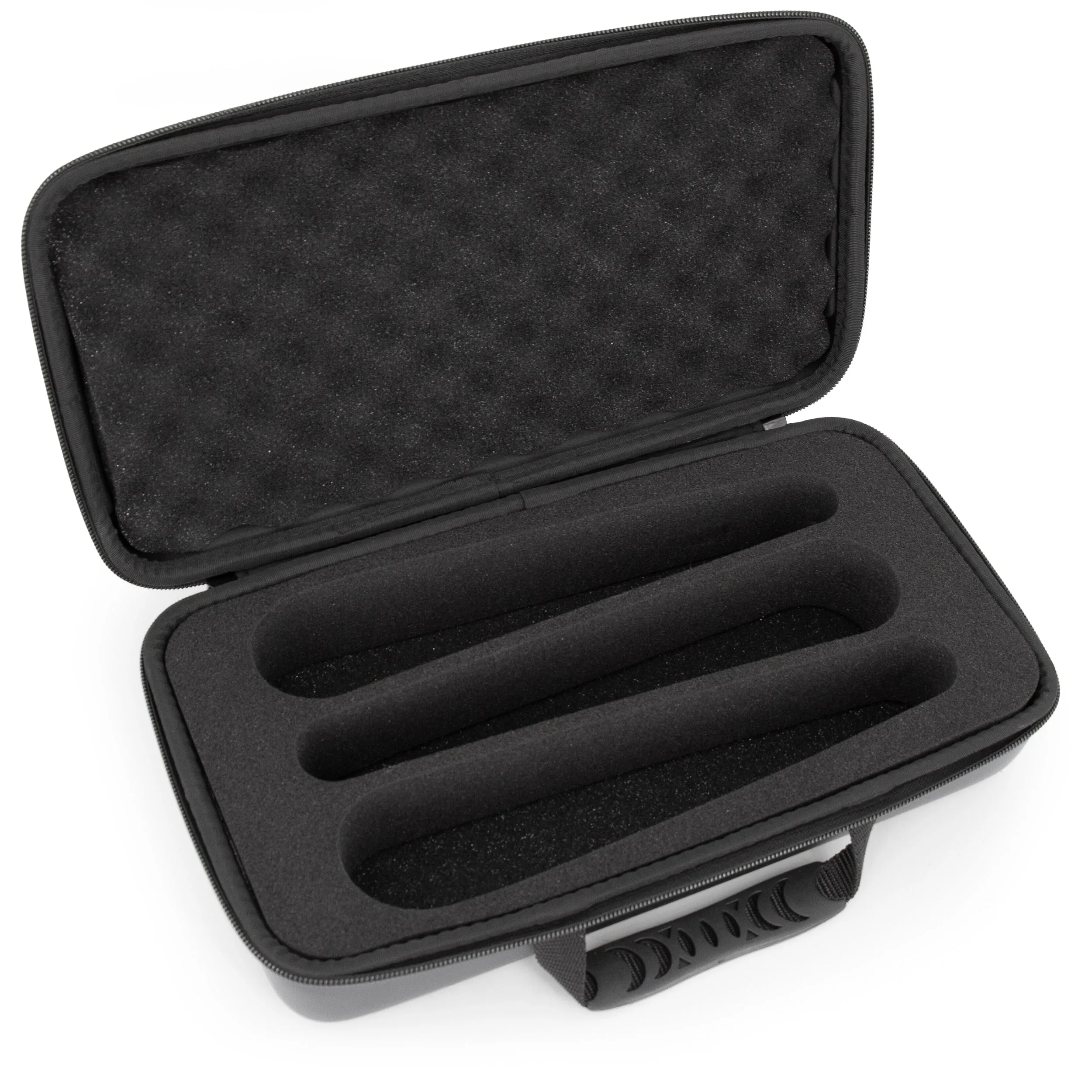 CASEMATIX Wireless Microphone Case Fits Three Wireless Mic System Microphones by Sennheiser, Shure and More, Includes Portable Mic Case Only