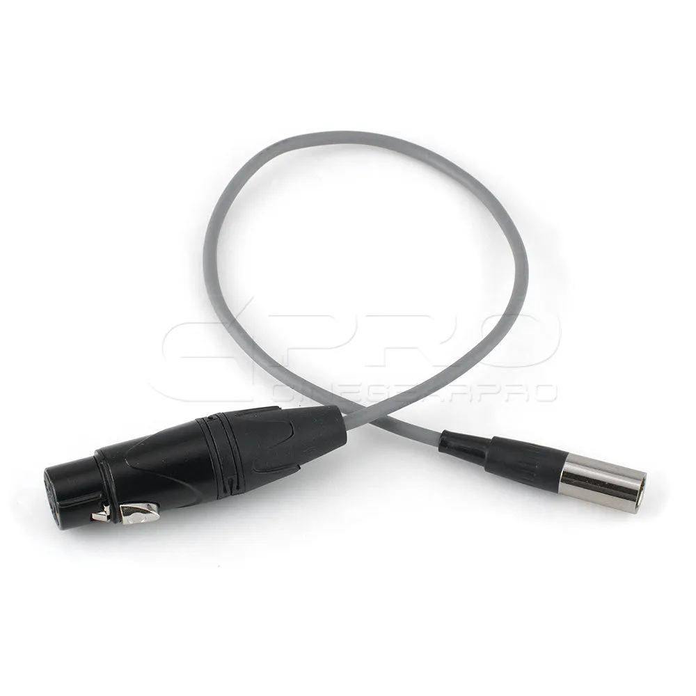 CGPro Mini XLR To XLR Female Cable for BMPCC 4K/6K/6K Pro