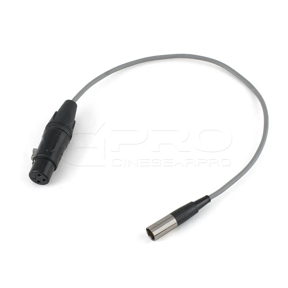 CGPro Mini XLR To XLR Female Cable for BMPCC 4K/6K/6K Pro