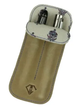 Dee Charles Double Pen Sleeve - Desert Blue