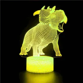 Dinosaur Light Tyrannosaurus Light 3D USB LED Light Decoration LED Touch Children's Light Night Light Flying Dragon