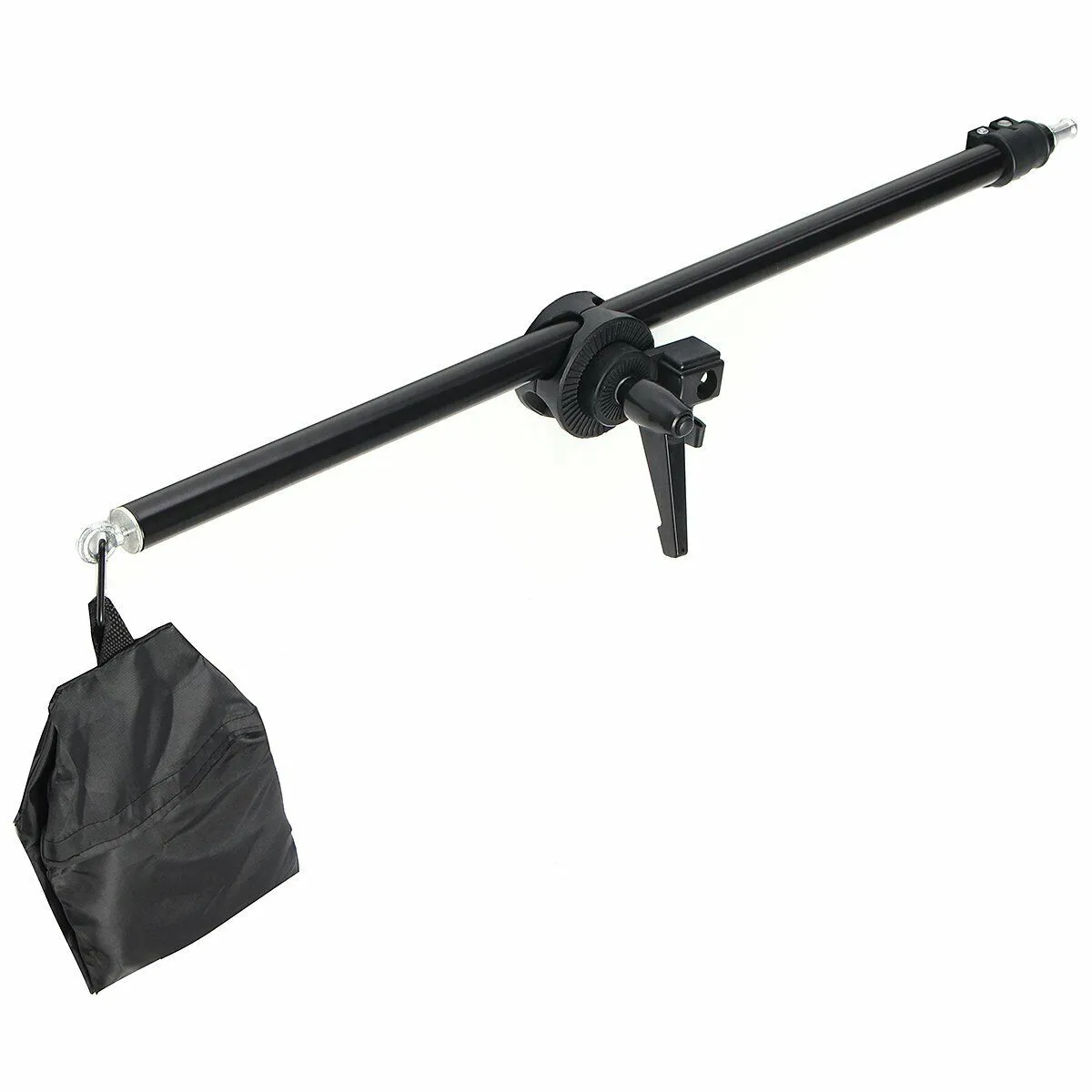 Dynamic Audio & Lighting Boom Arm Set With Heavy Duty Light Stand - Bundle