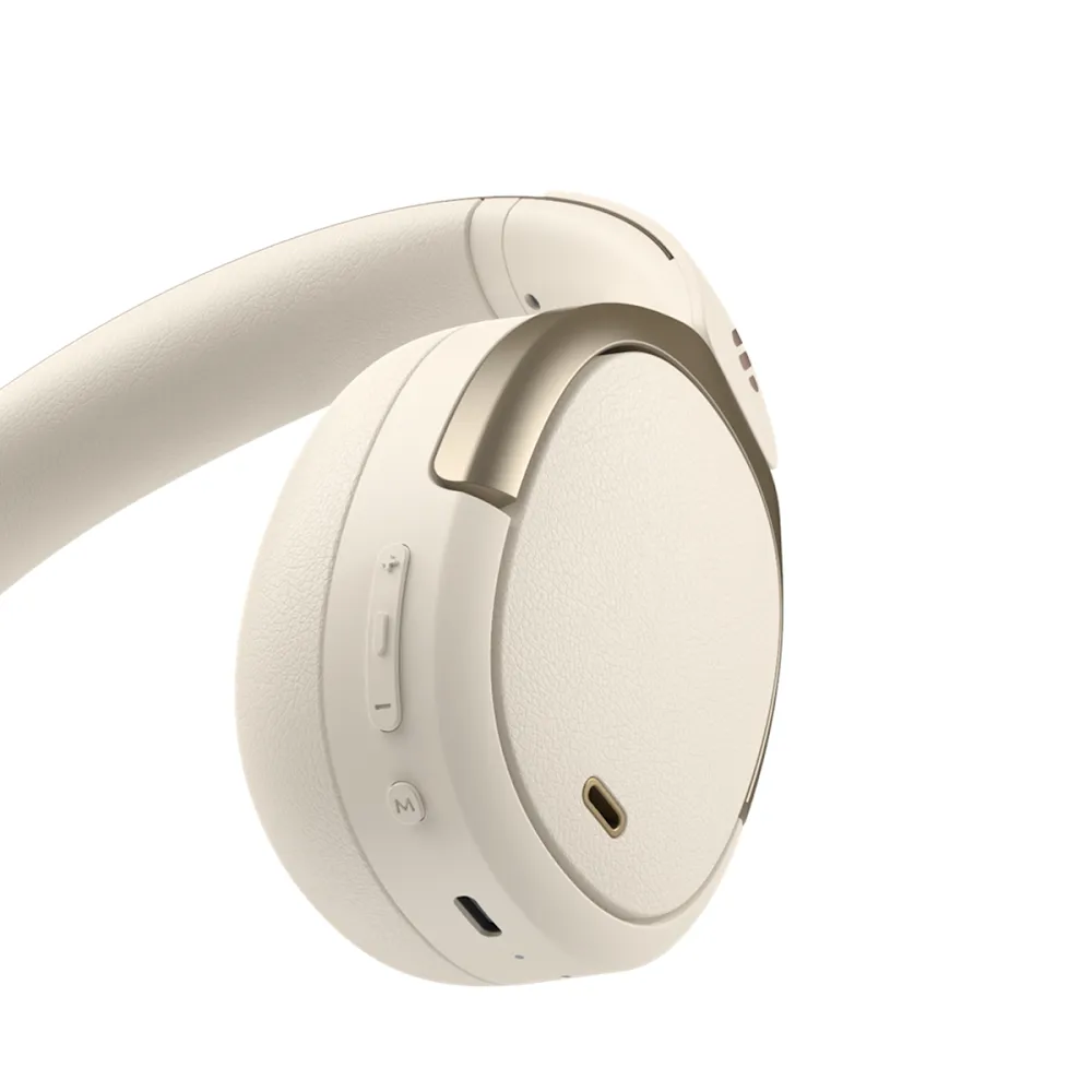 Edifier Wh950Nb Active Noise Cancellation Hi-Res Wireless Headphone Ivory