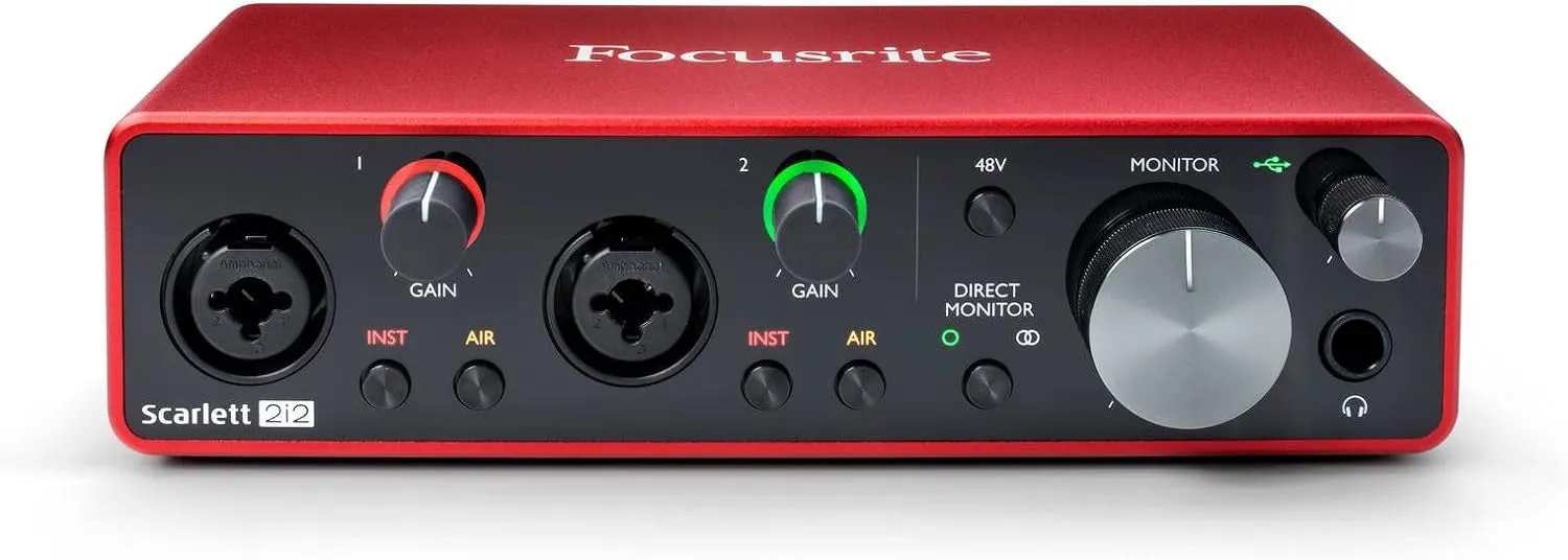 Focusrite Scarlett 2i2 3rd Gen USB Audio Interface