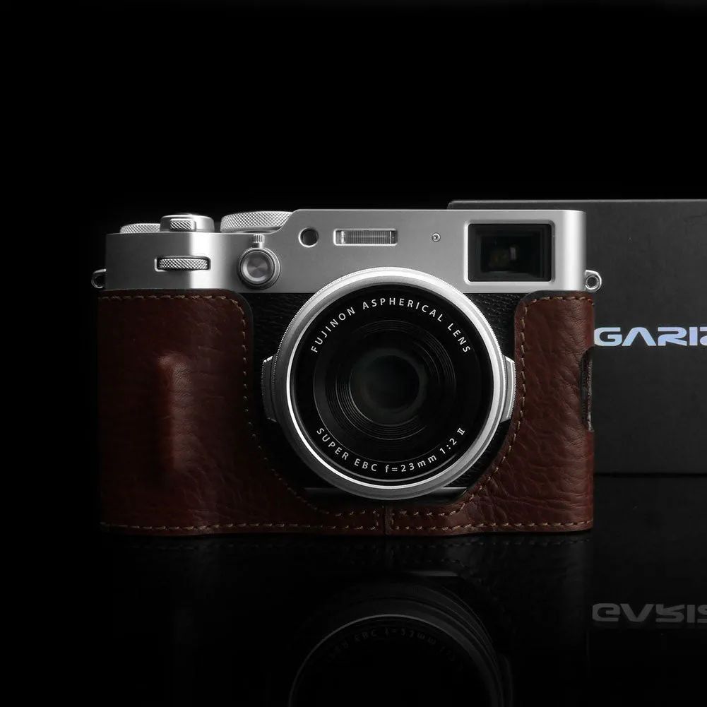 Gariz HG-X100VIBR Brown Leather Camera Half Case for Fujifilm X100VI