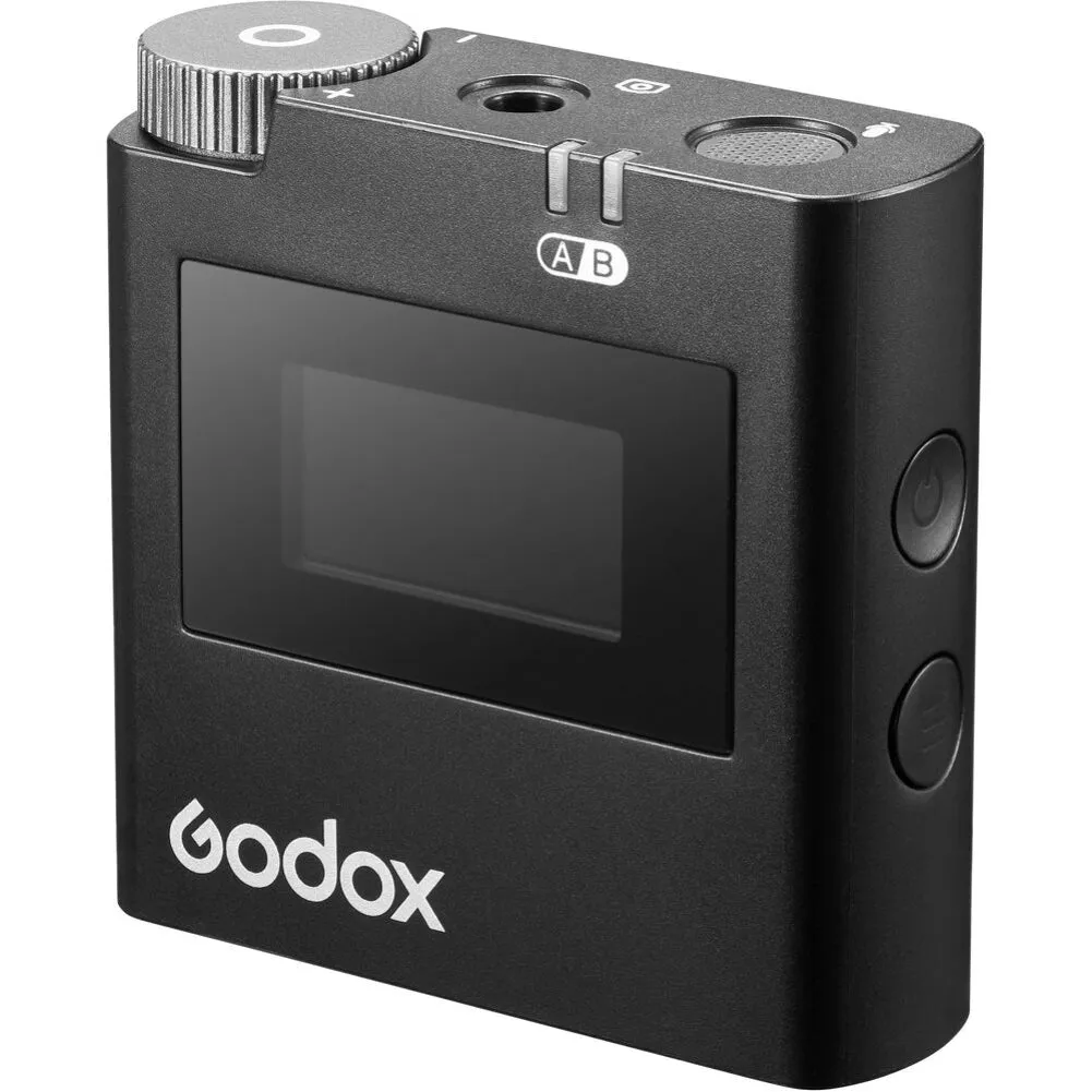 Godox Virso M2 2-Person Wireless Microphone System for Cameras and Smartphones (2 TX   1 RX)