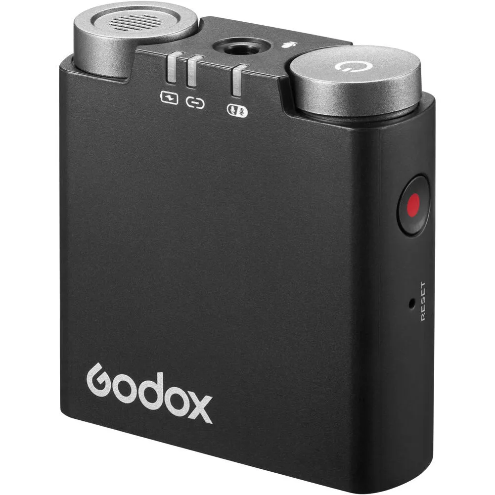 Godox Virso S M2 2-Person Wireless Microphone System for Sony Cameras and Smartphones (2 TX   1 RX)