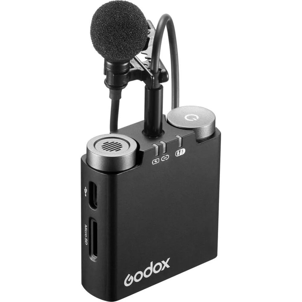 Godox Virso S M2 2-Person Wireless Microphone System for Sony Cameras and Smartphones (2 TX   1 RX)