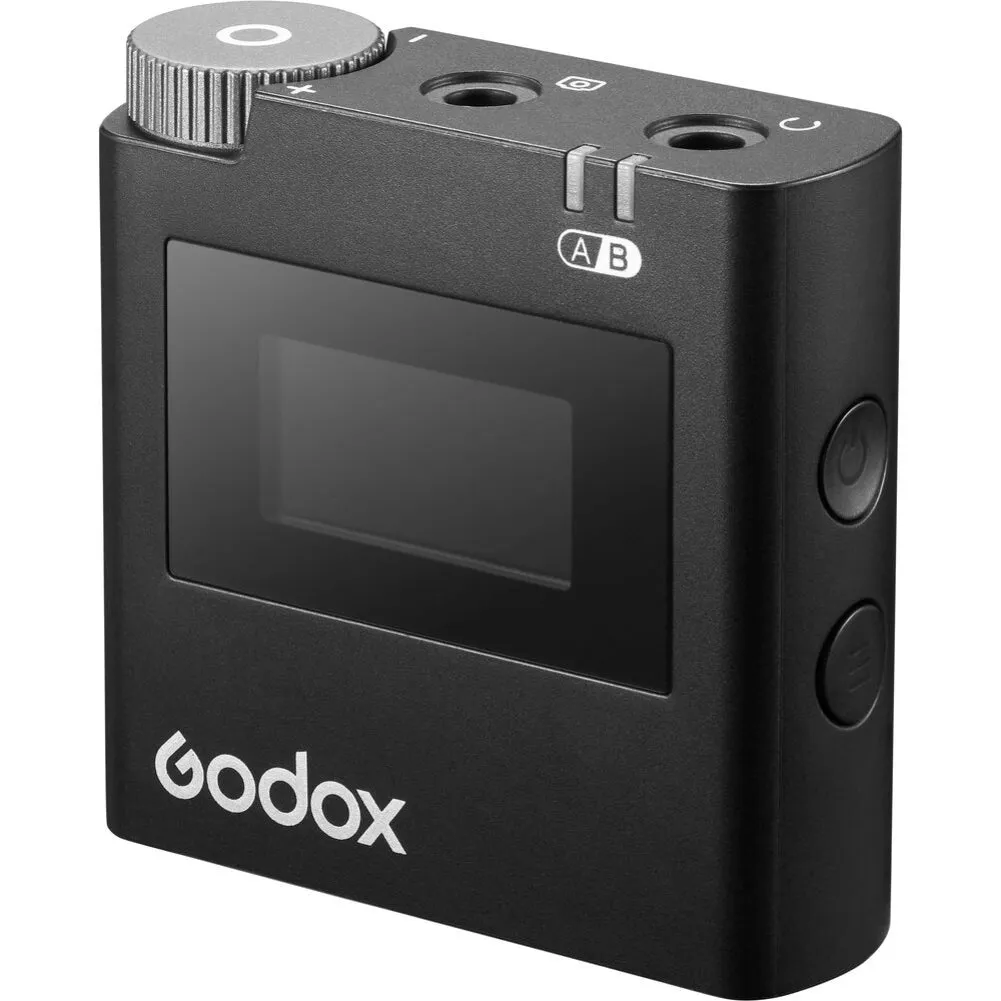 Godox Virso S M2 2-Person Wireless Microphone System for Sony Cameras and Smartphones (2 TX   1 RX)