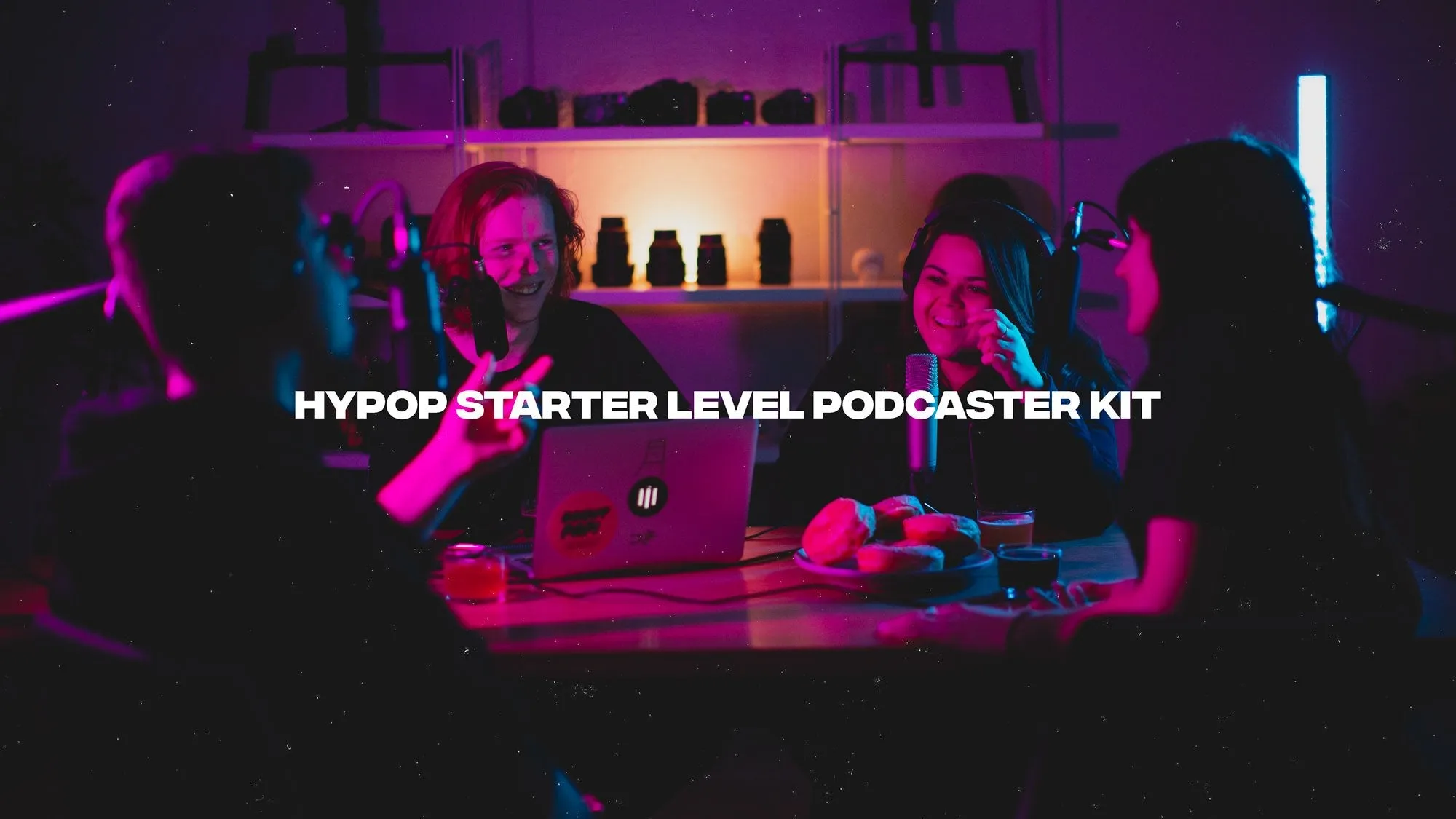 Podcast Starter Kit Bundle by Hypop: Featuring RodeCaster, Podmic, and Rode Desk Stand - Ideal for Beginner-Level Podcasters