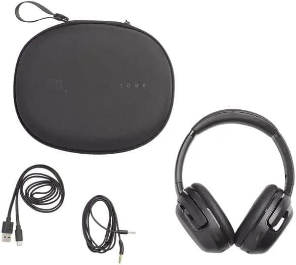 JBL Tour One M2 Wireless Bluetooth Noise-Cancelling Headphones - Black