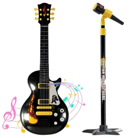 Kids Electric Play Guitar & Microphone Set