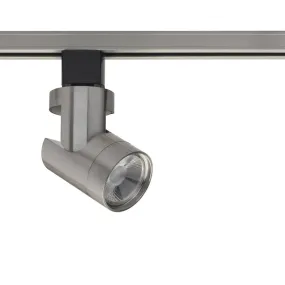 LED 12W Track Head - Barrel - Brushed Nickel Finish - 36 Degree Beam