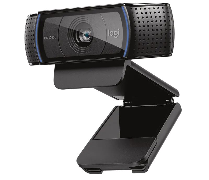 Logitech C920 HD Pro Webcam Full HD 1080p video calling with stereo audio