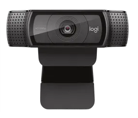 Logitech C920 HD Pro Webcam Full HD 1080p video calling with stereo audio