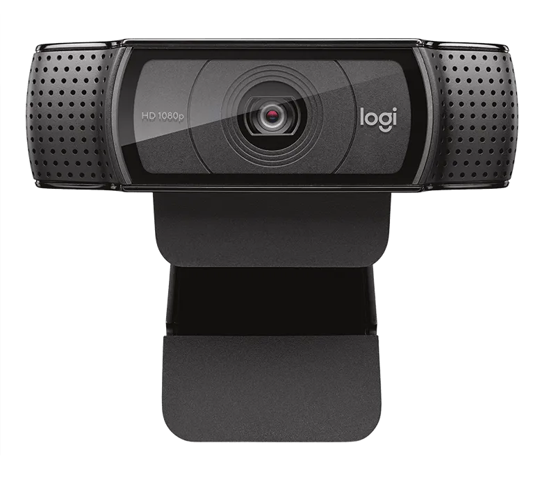 Logitech C920 HD Pro Webcam Full HD 1080p video calling with stereo audio