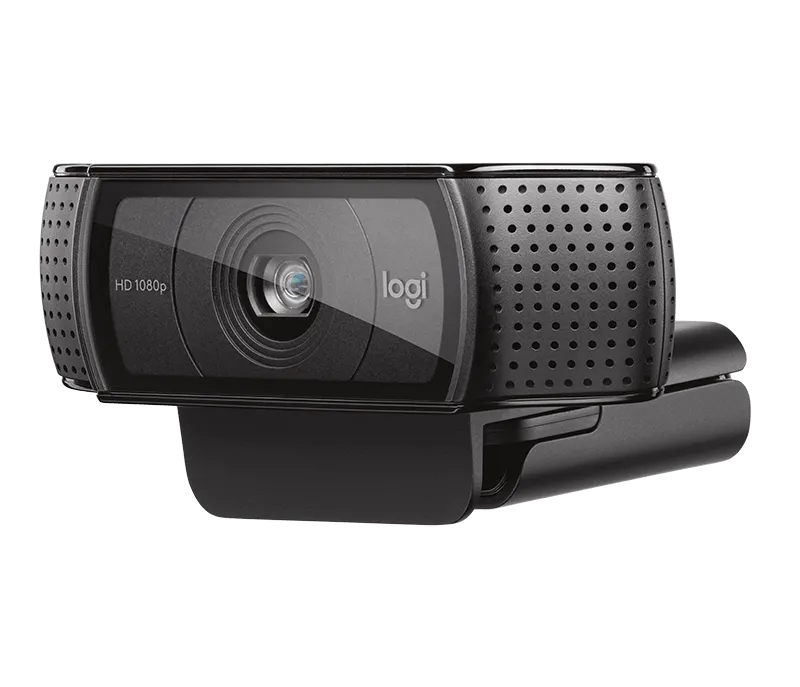 Logitech C920 HD Pro Webcam Full HD 1080p video calling with stereo audio