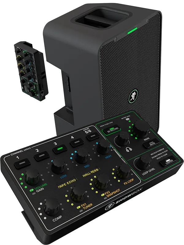 Mackie SHOWBOX Battery-Powered All-In-One Live Performance Rig With Breakaway Mix Control