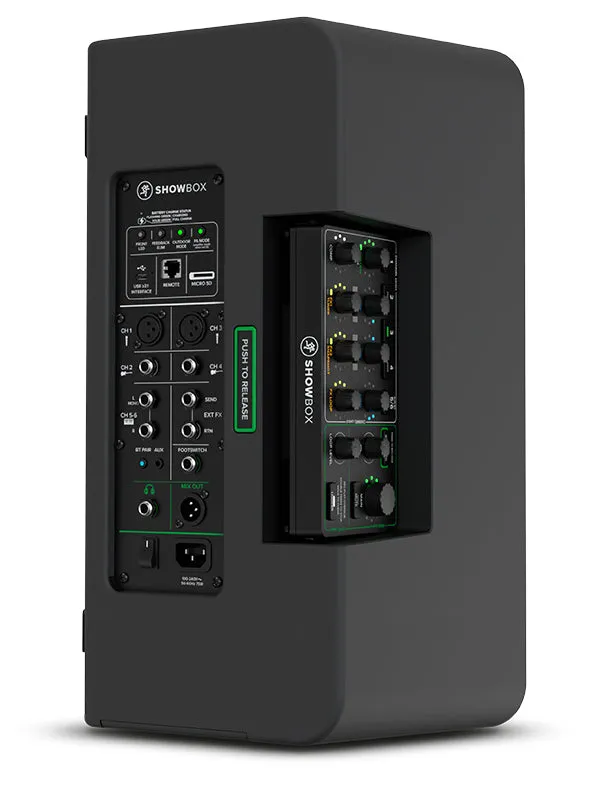 Mackie SHOWBOX Battery-Powered All-In-One Live Performance Rig With Breakaway Mix Control