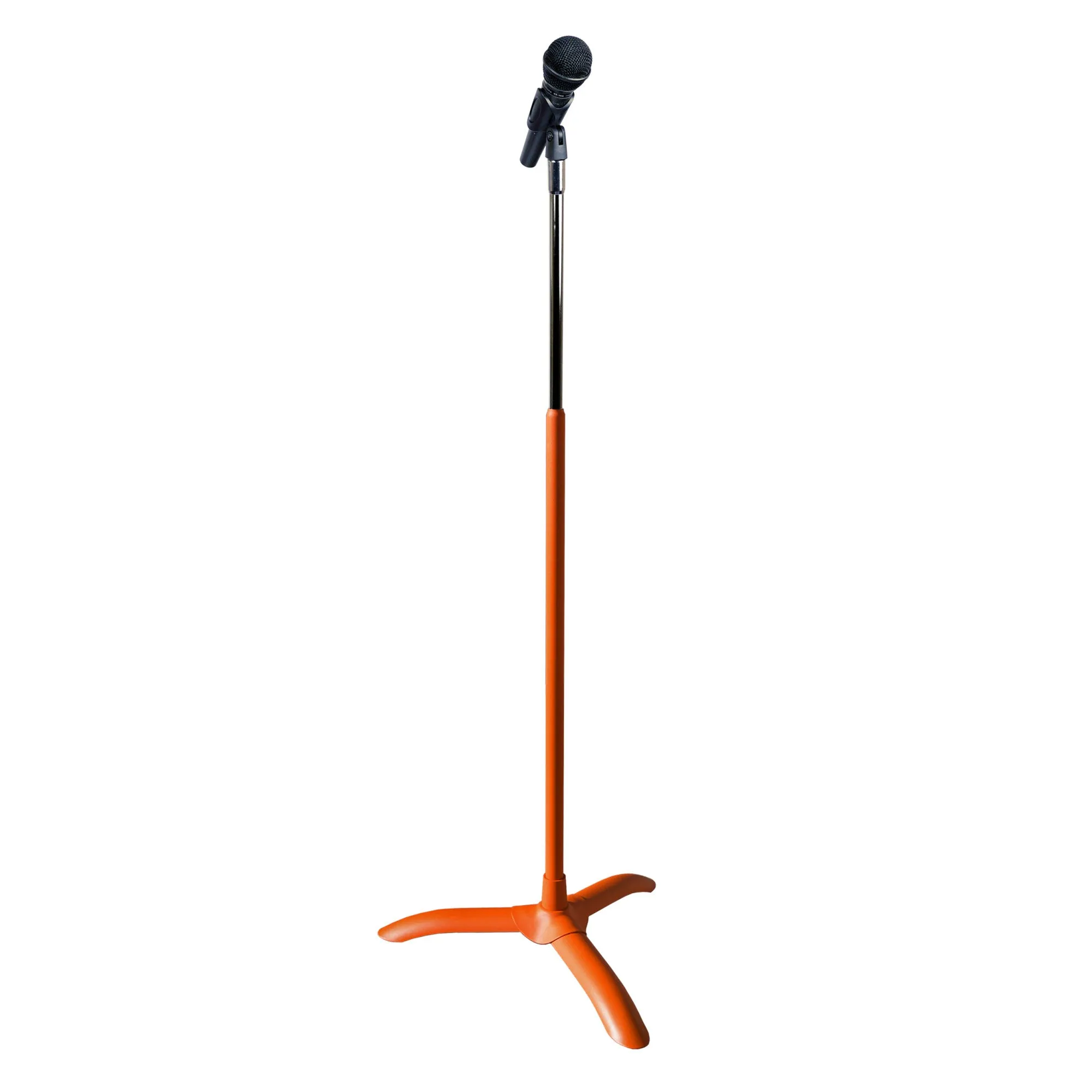 Manhasset Universal Chorale Microphone Stand, Textured Orange