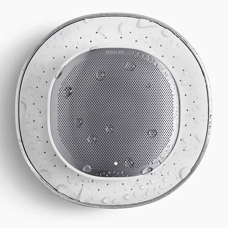 Moxie 2.5 gpm Bluetooth Showerhead Speaker with Amazon Alexa in Vibrant Brushed Nickel