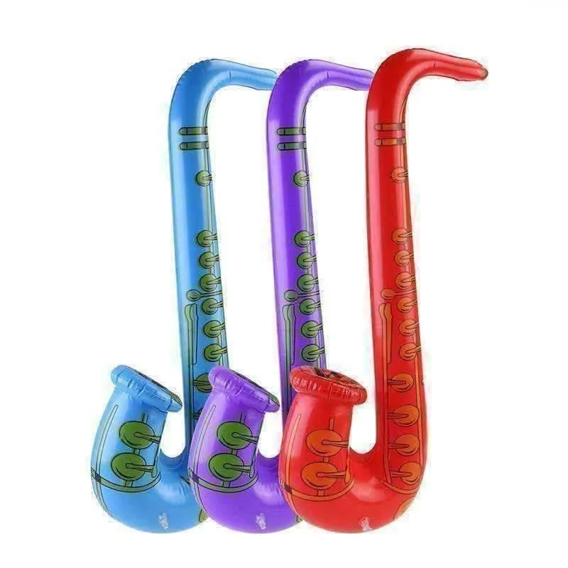 Music Themed Inflatable Guitar Microphone Saxophone Balloon Music Instrument