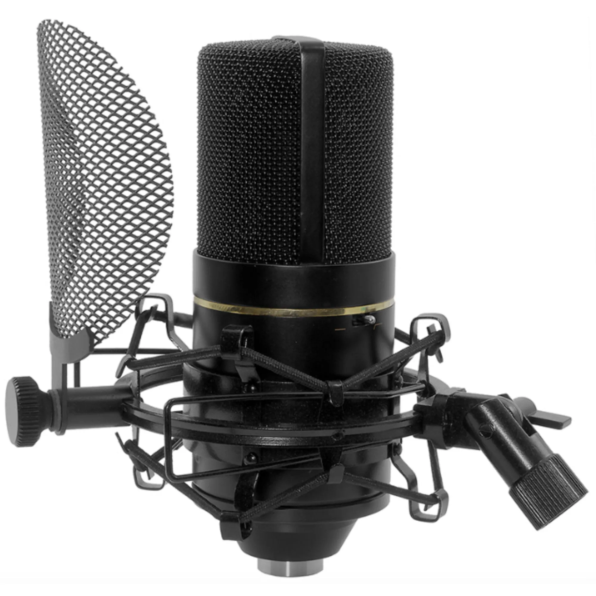 MXL 770 Complete Microphone Bundle with Integrated Pop Filter/Shockmount Kit