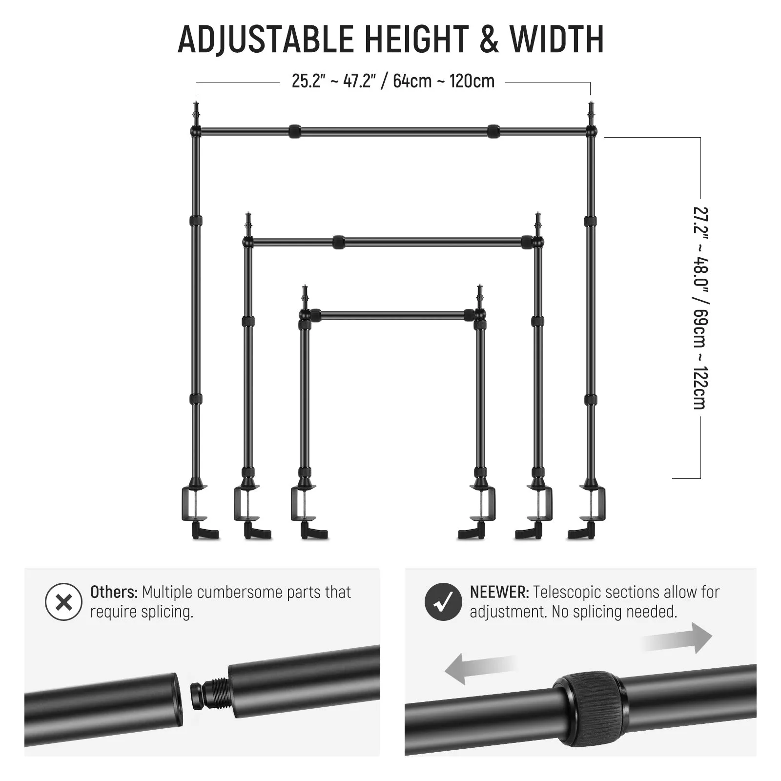 NEEWER NK002 Overhead Camera Mount Rig