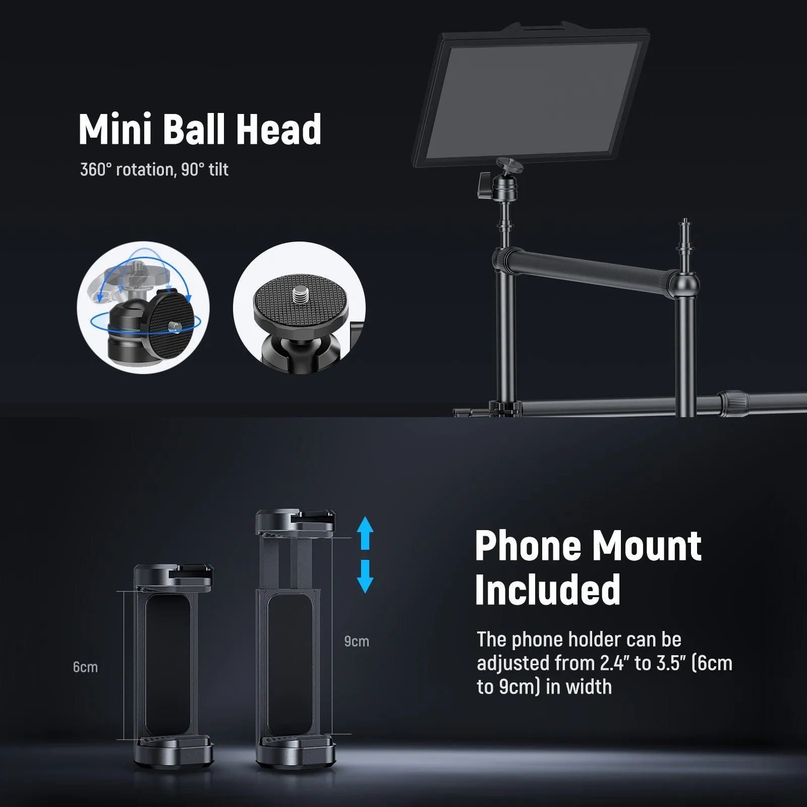 NEEWER NK003 Overhead Camera Mount Rig