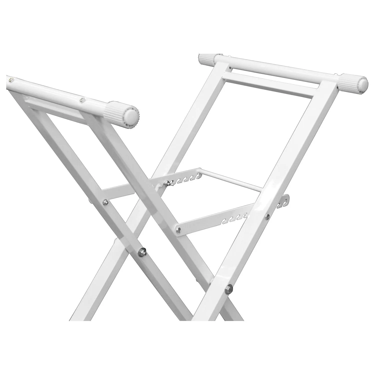 Odyssey LTBXSWHT - White Heavy-Duty X-Stand for DJ Coffins and Controller Cases