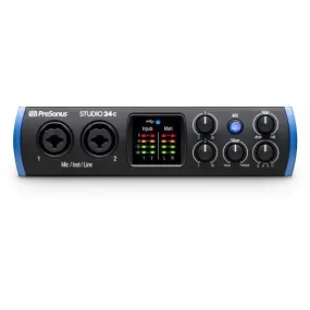 PreSonus STUDIO 24C 2X2 USB-C Audio Interface