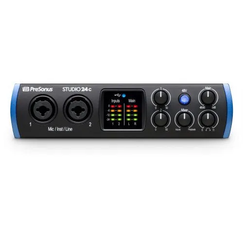 PreSonus STUDIO 24C 2X2 USB-C Audio Interface