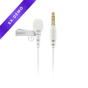 Rode Lavalier GO Omnidirectional Lavalier Microphone for Wireless GO Systems (White) (DEMO STOCK)