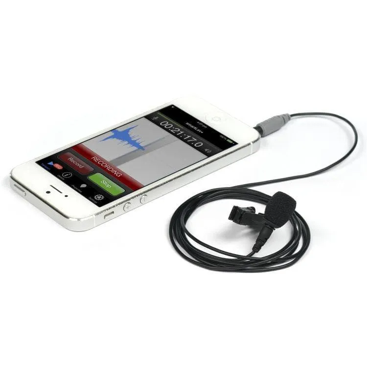 RODE SMARTLAV  LAVALIER CONDENSER MICROPHONE FOR SMARTPHONES