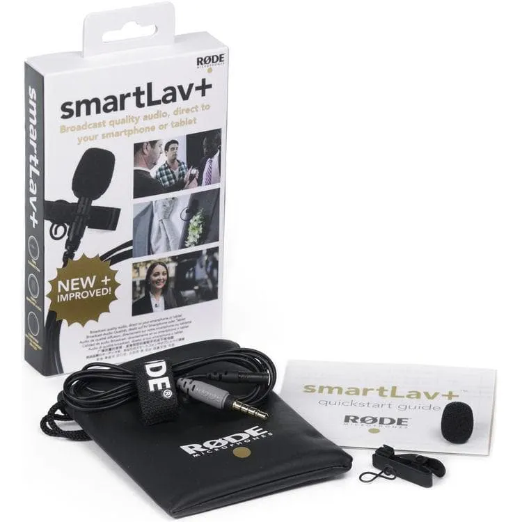 RODE SMARTLAV  LAVALIER CONDENSER MICROPHONE FOR SMARTPHONES