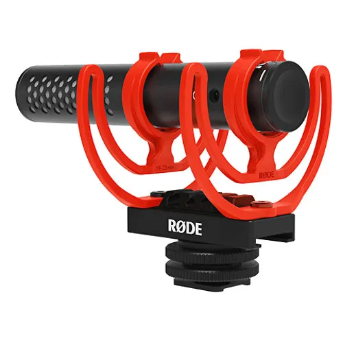 Rode VideoMic GO II Ultracompact Analog-USB Camera-Mount Shotgun Microphone